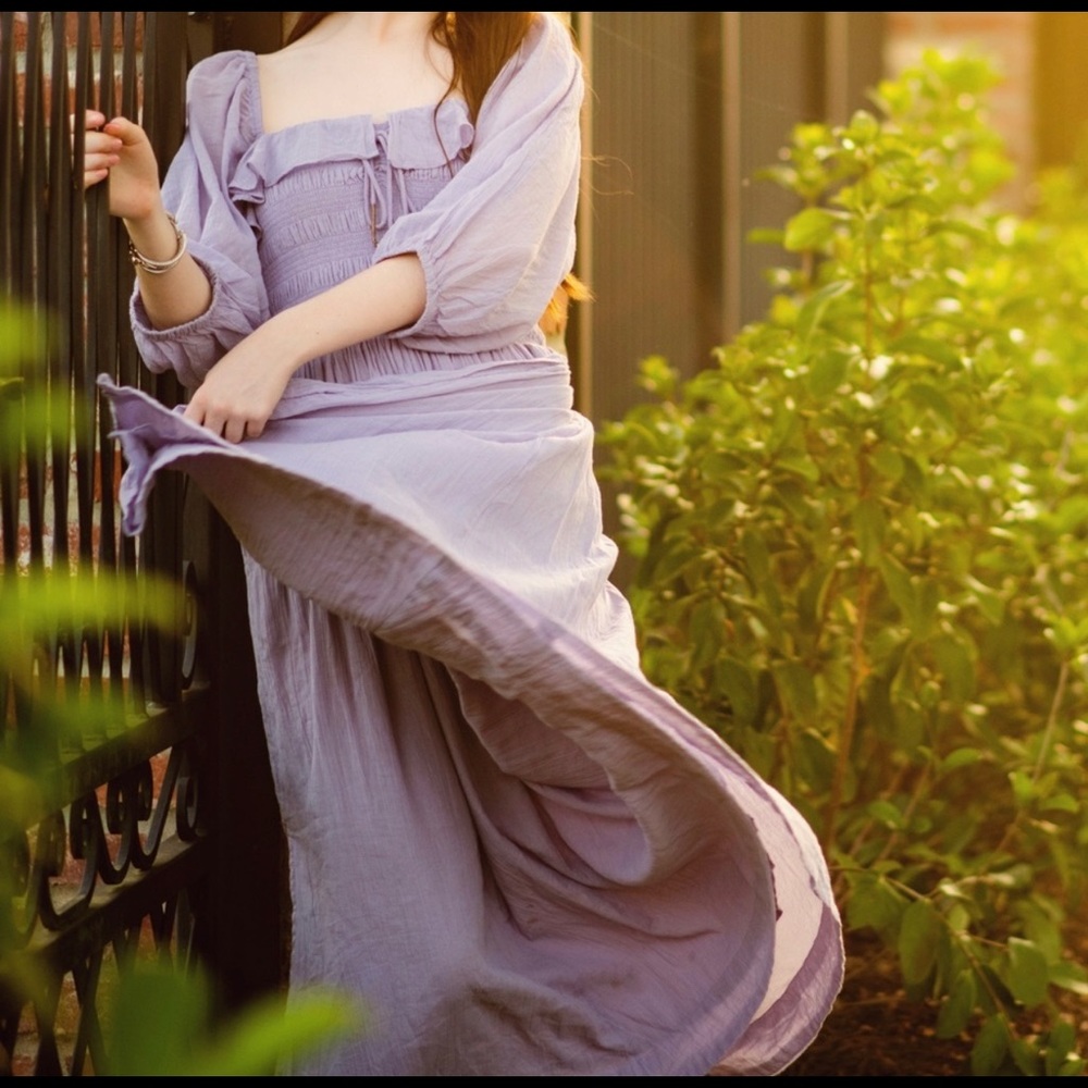 Free People Oasis dress in Lavender